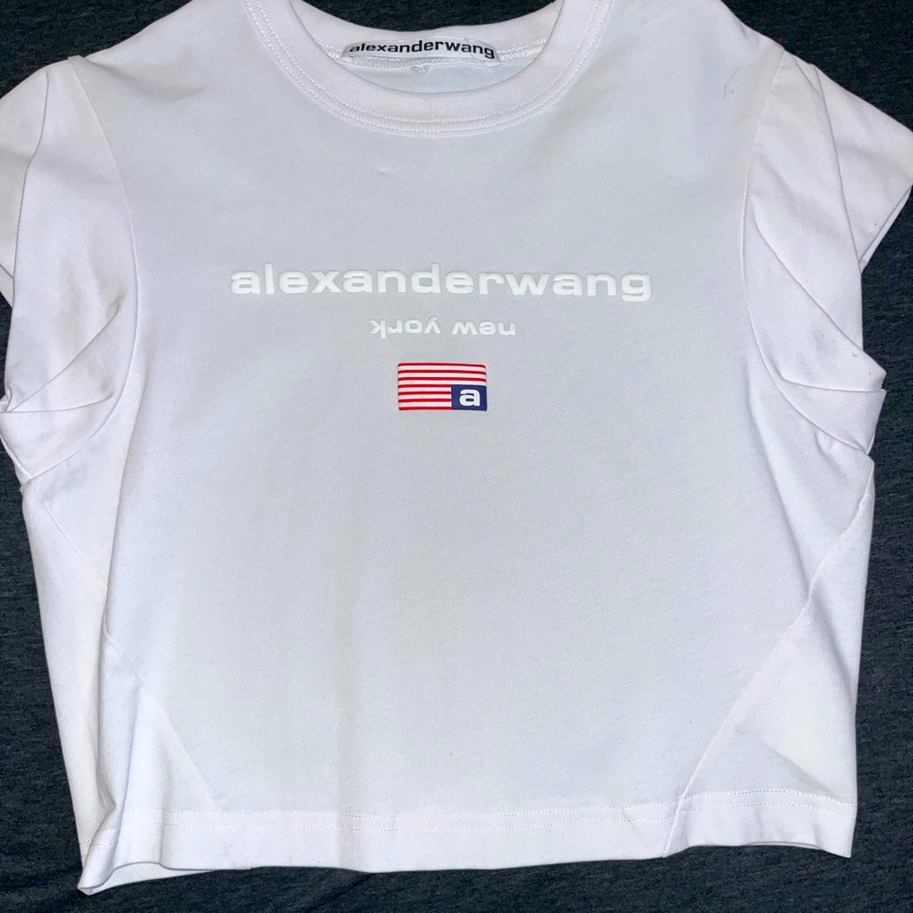 Alexander Wang Crop T-Shirt